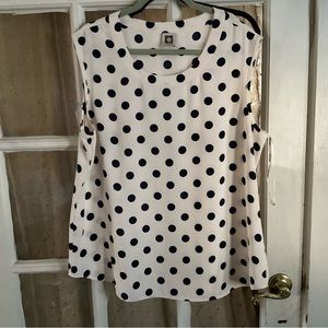Anne Klein polka dot Blouse